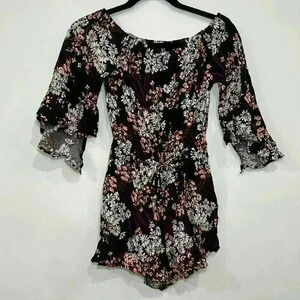 NWT Express Floral Romper